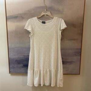 OLIVIA RAE White Eyelet Summer Dress